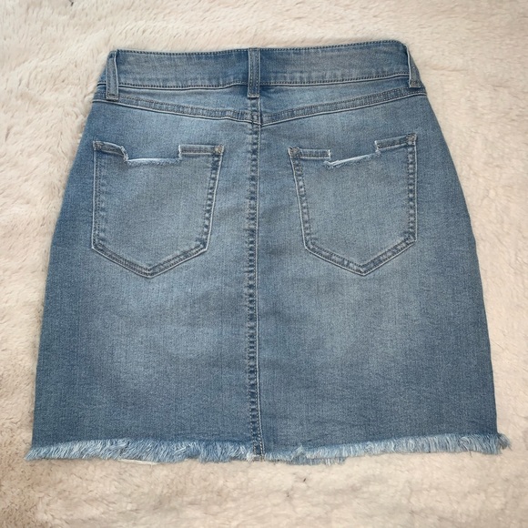 Rewash Vintage Reunion Denim Skirt Distressed - Picture 2 of 7